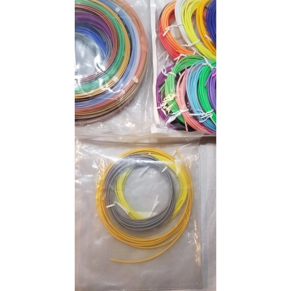 3D Printer Pen Filament 1.75mm PLA over 400 plus feet assortment colors open box - Picture 4 of 4